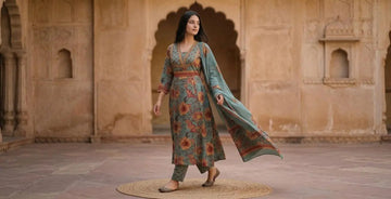 Chic Silhouette: Trending Long Salwar Suit Styles for Women
