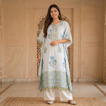 Neel Noor Kaftan Set