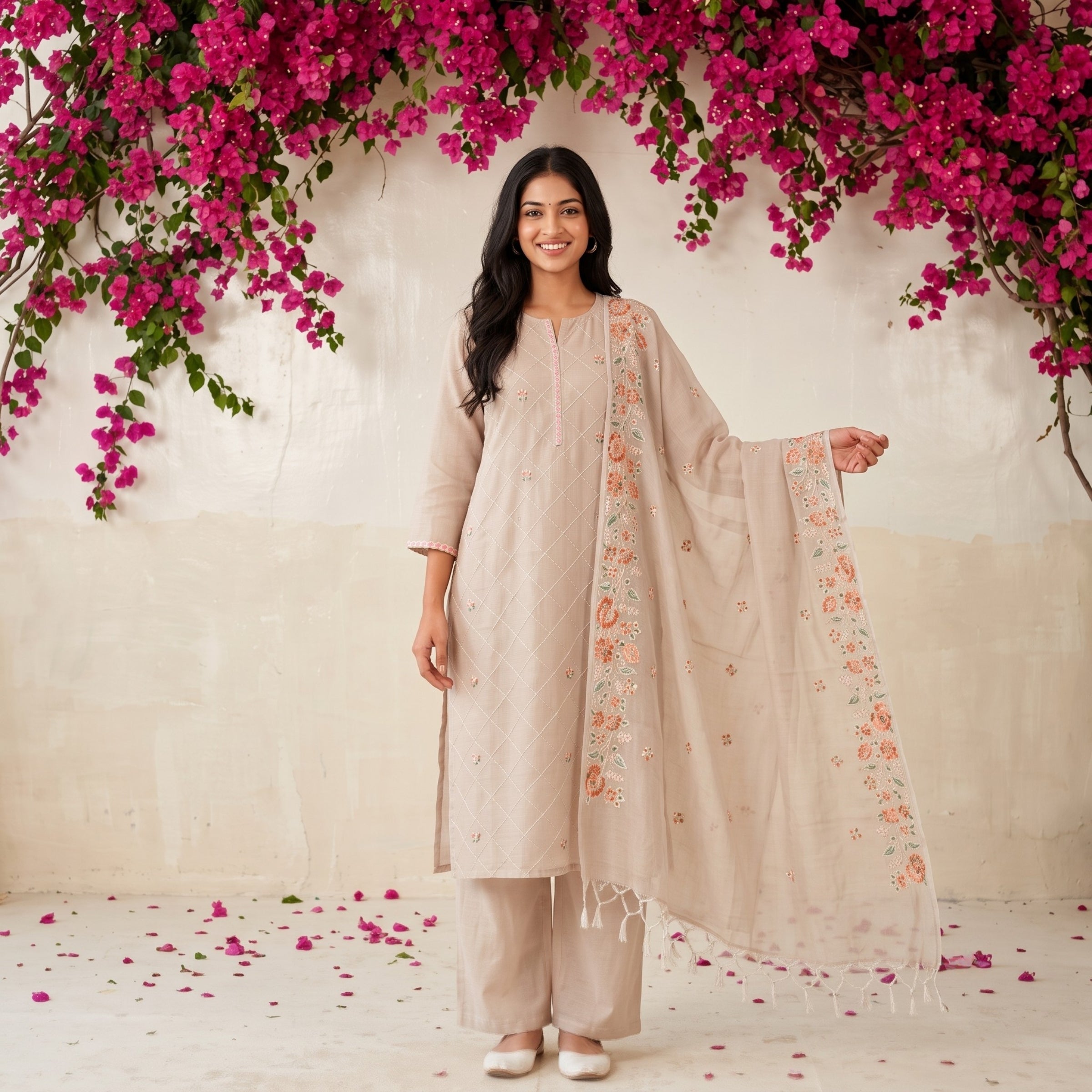 Blush Meadow Kota Suit Set