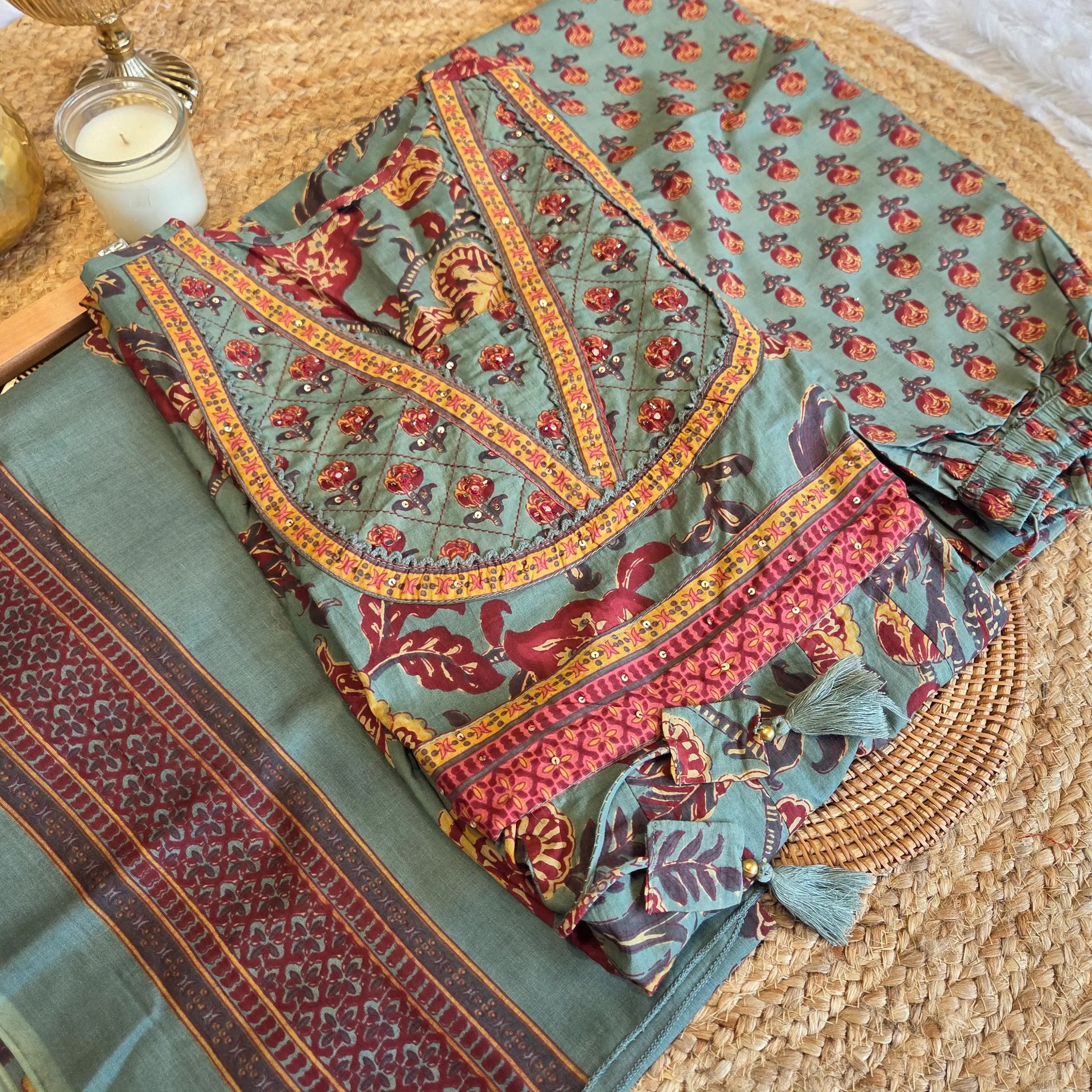 Vrinda Printed Set
