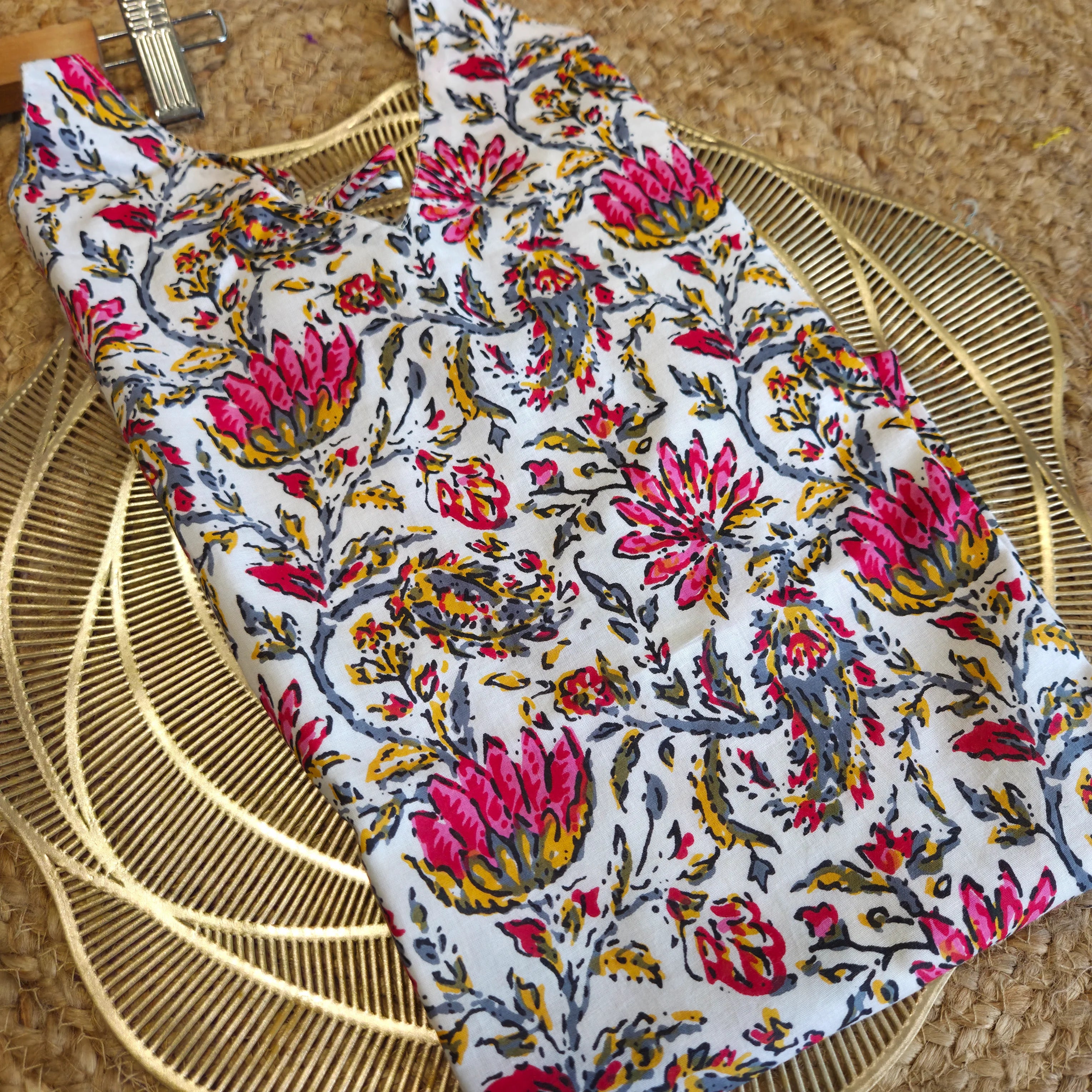Ivory Blossom Halter Neck Top