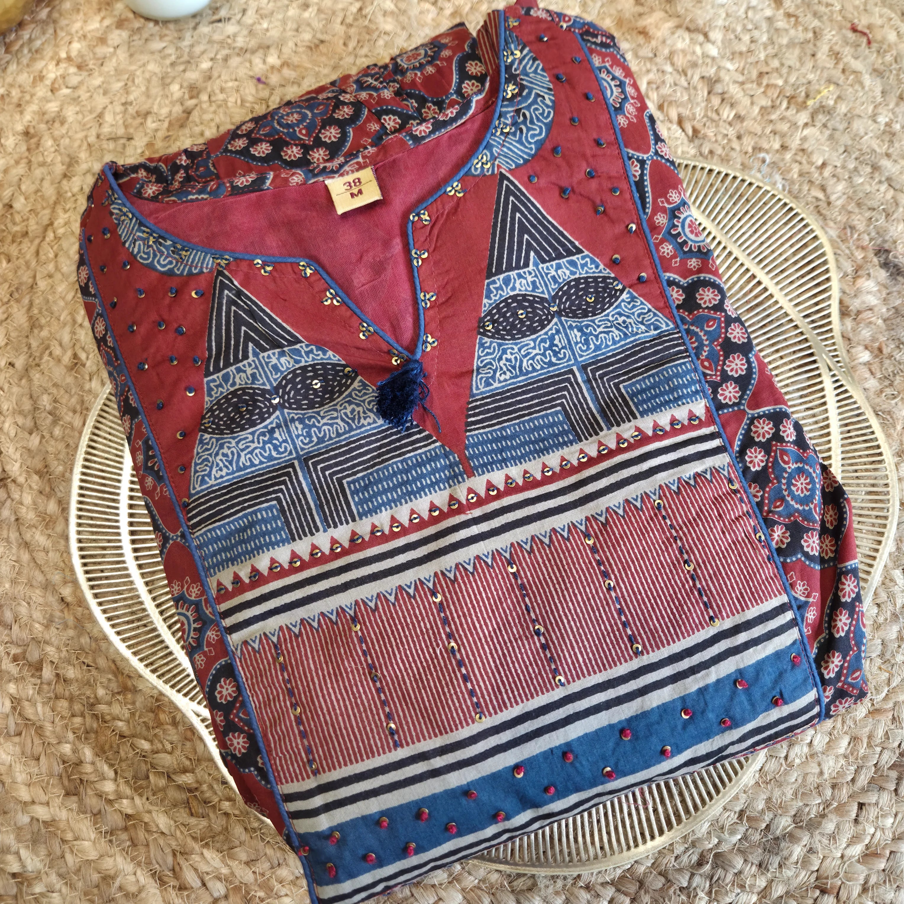 Rust Royale Printed Gown