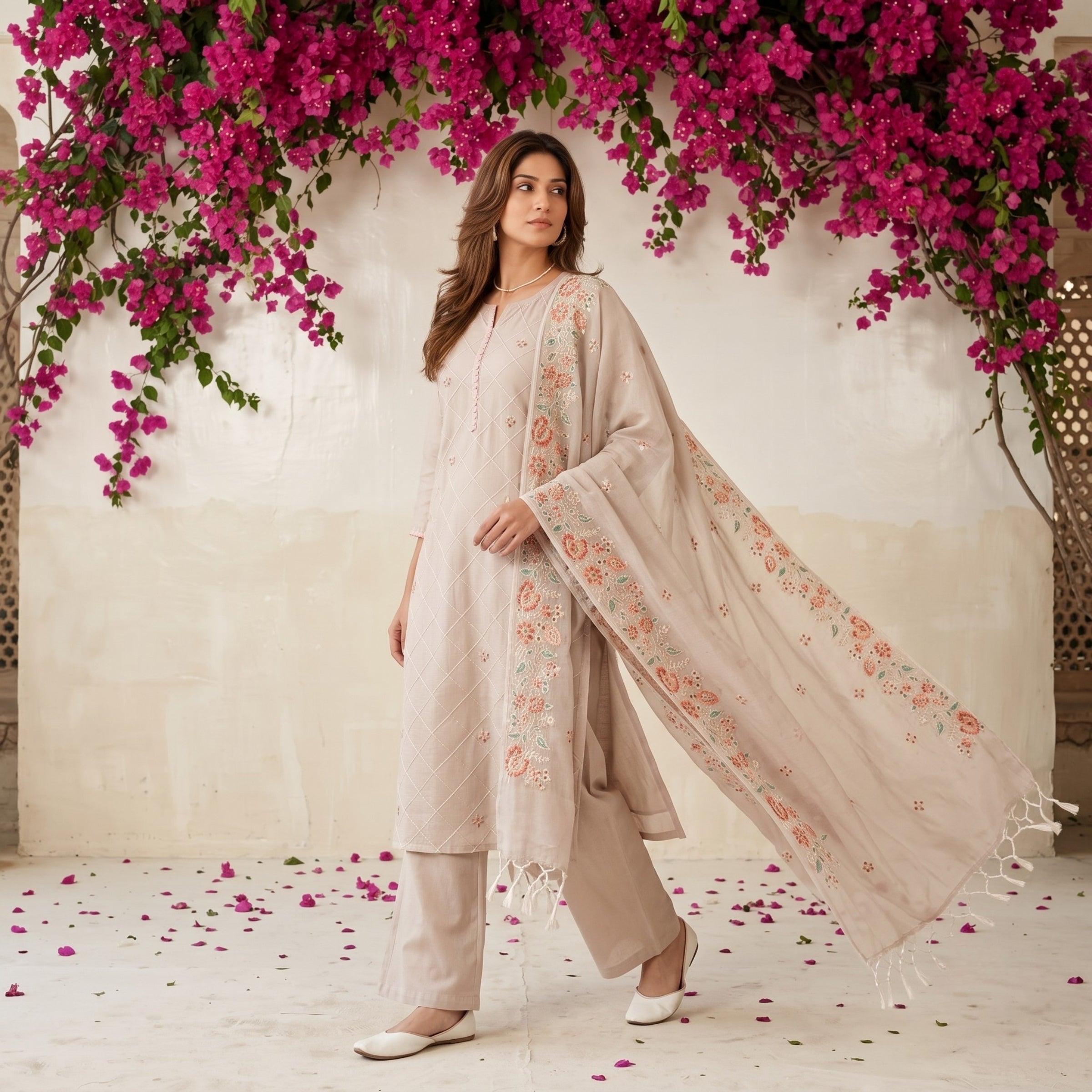 Blush Meadow Kota Suit Set