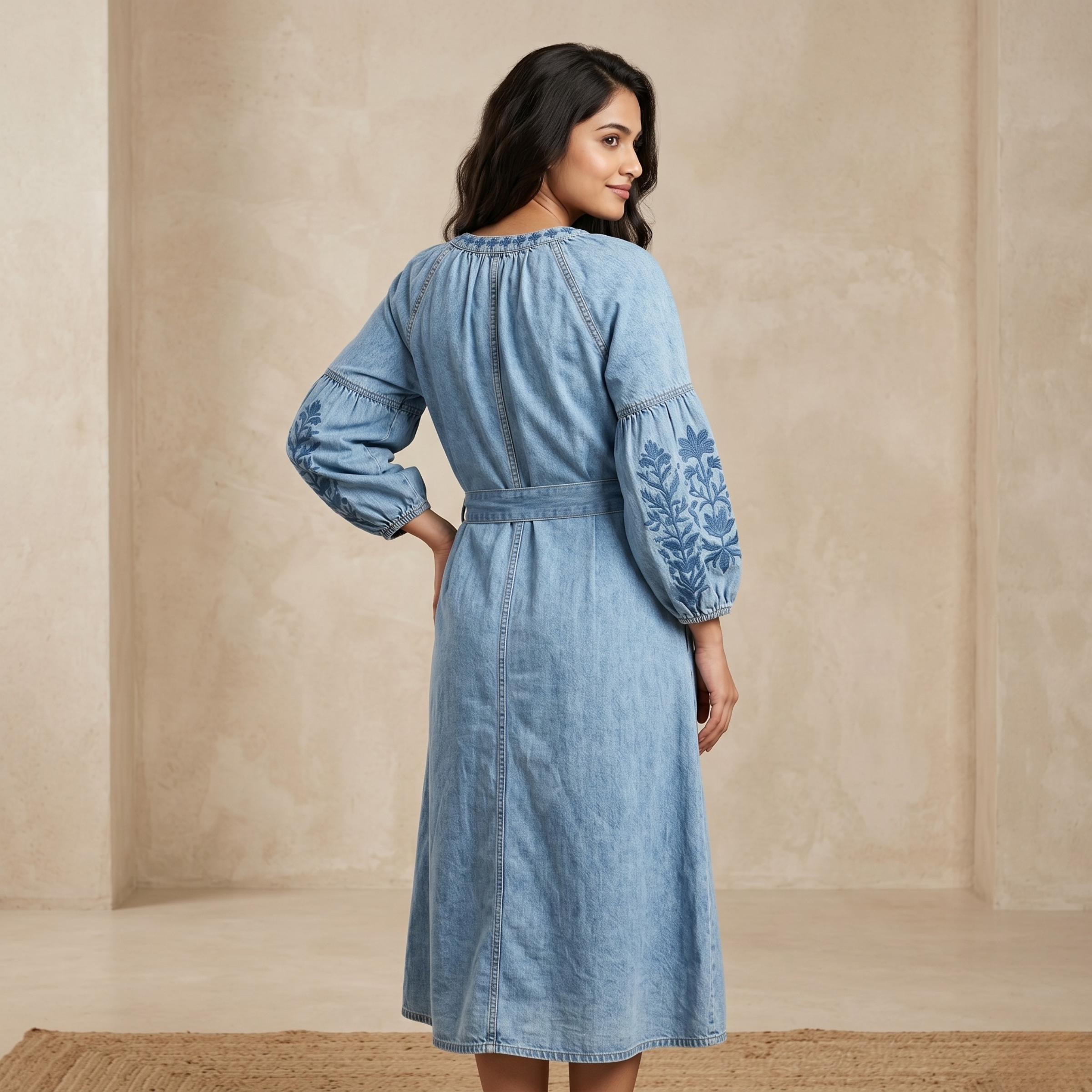 Neerja Denim Dress