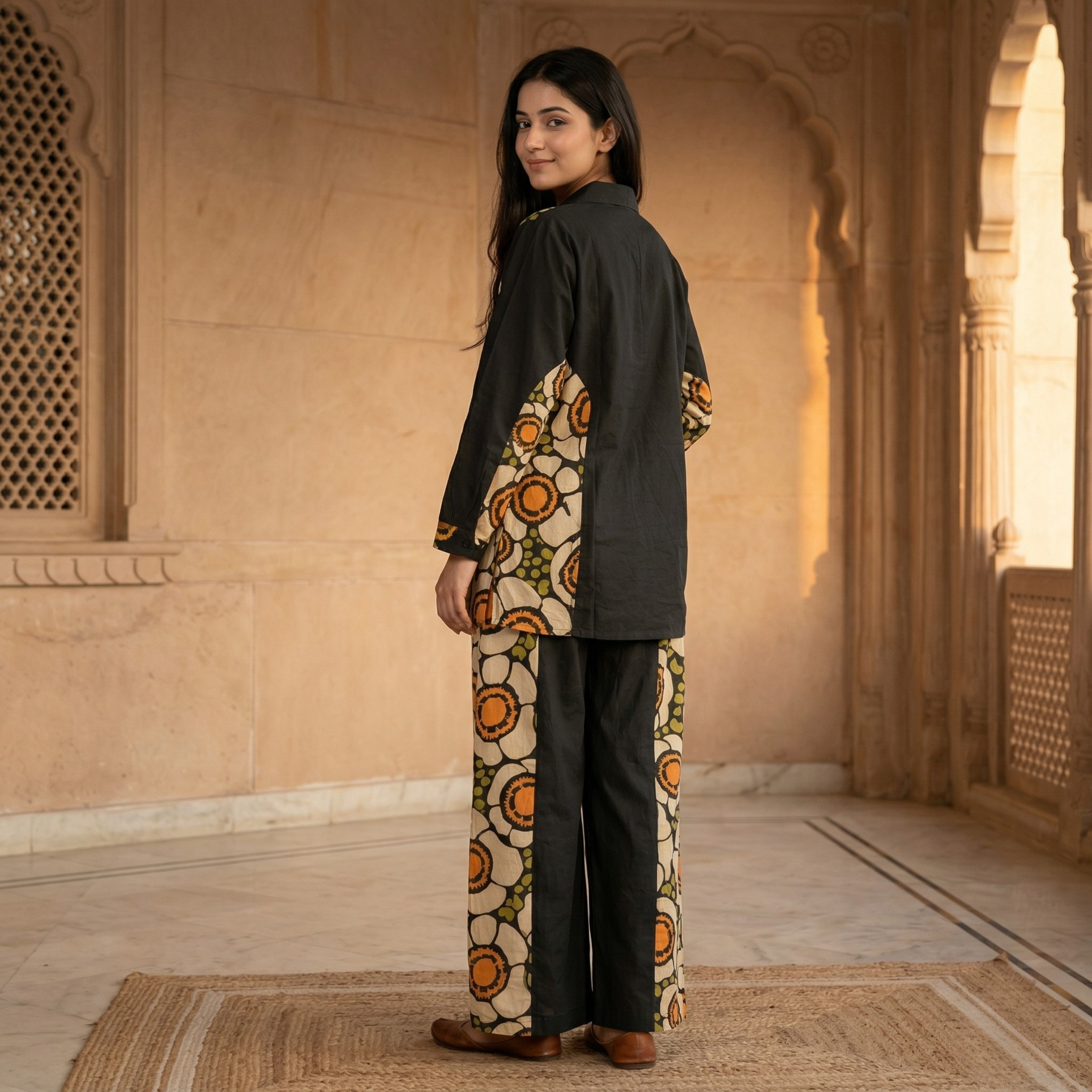 Kanika Noir Cotton Co-ord Set