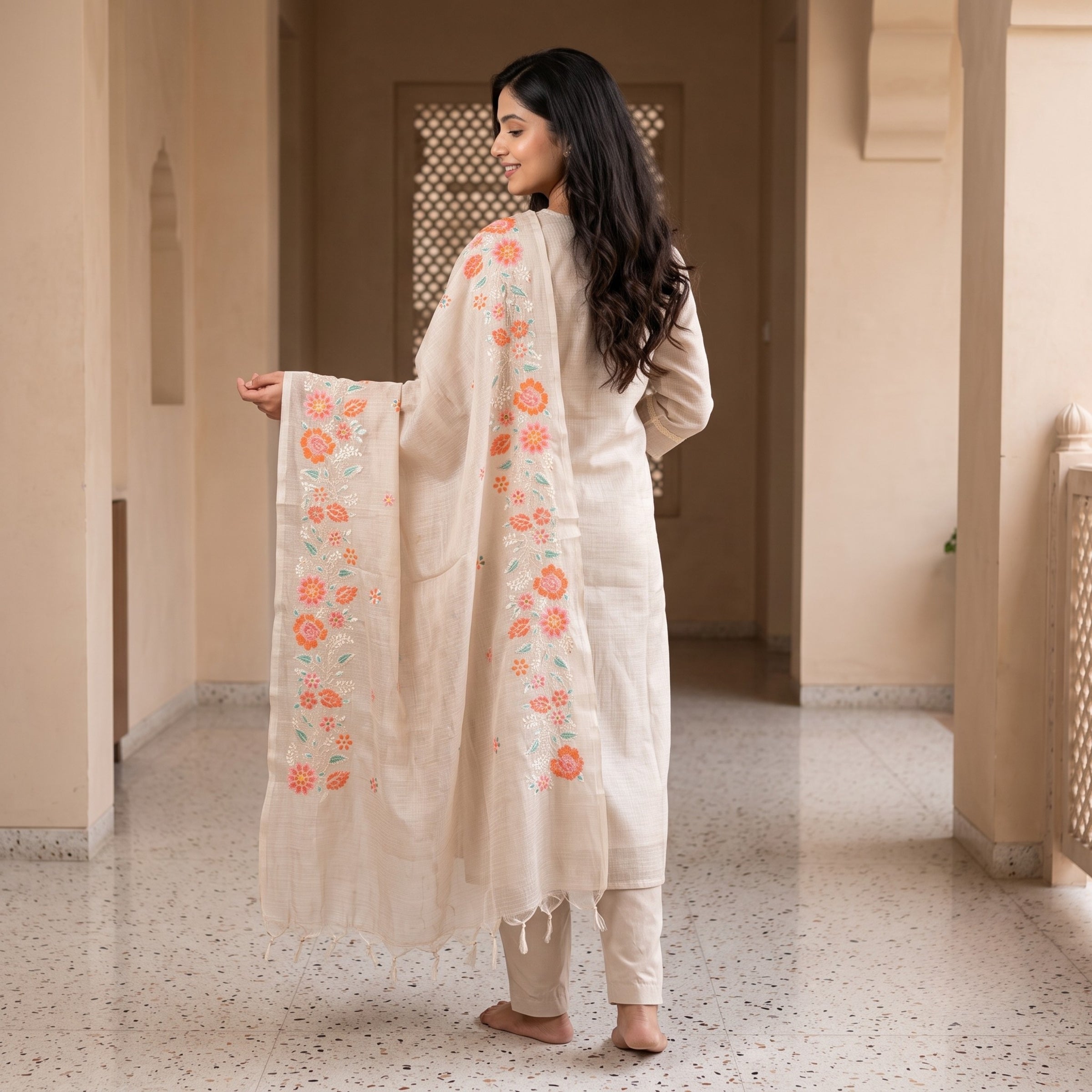 Blush Meadow Kota Suit Set