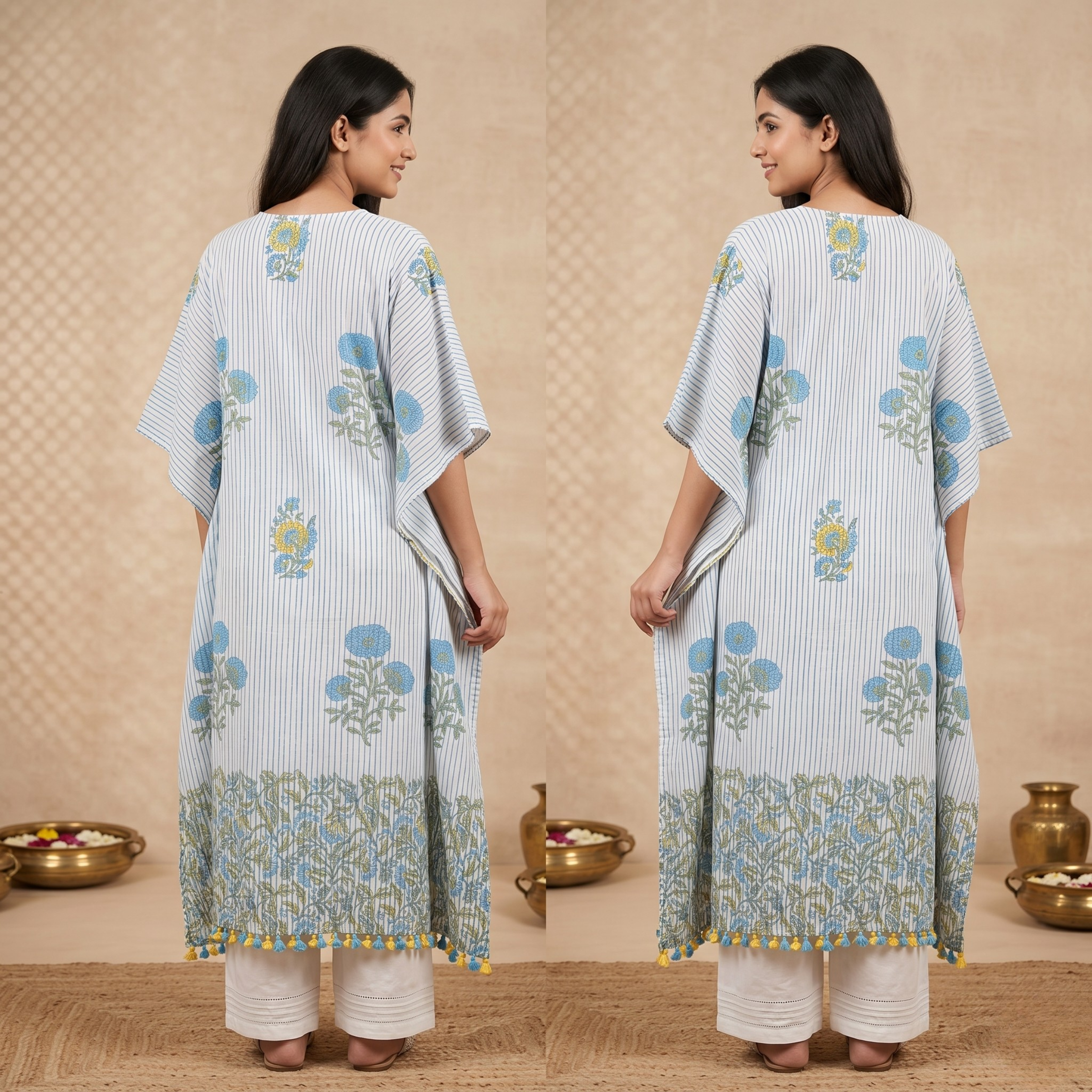 Neel Noor Kaftan Set