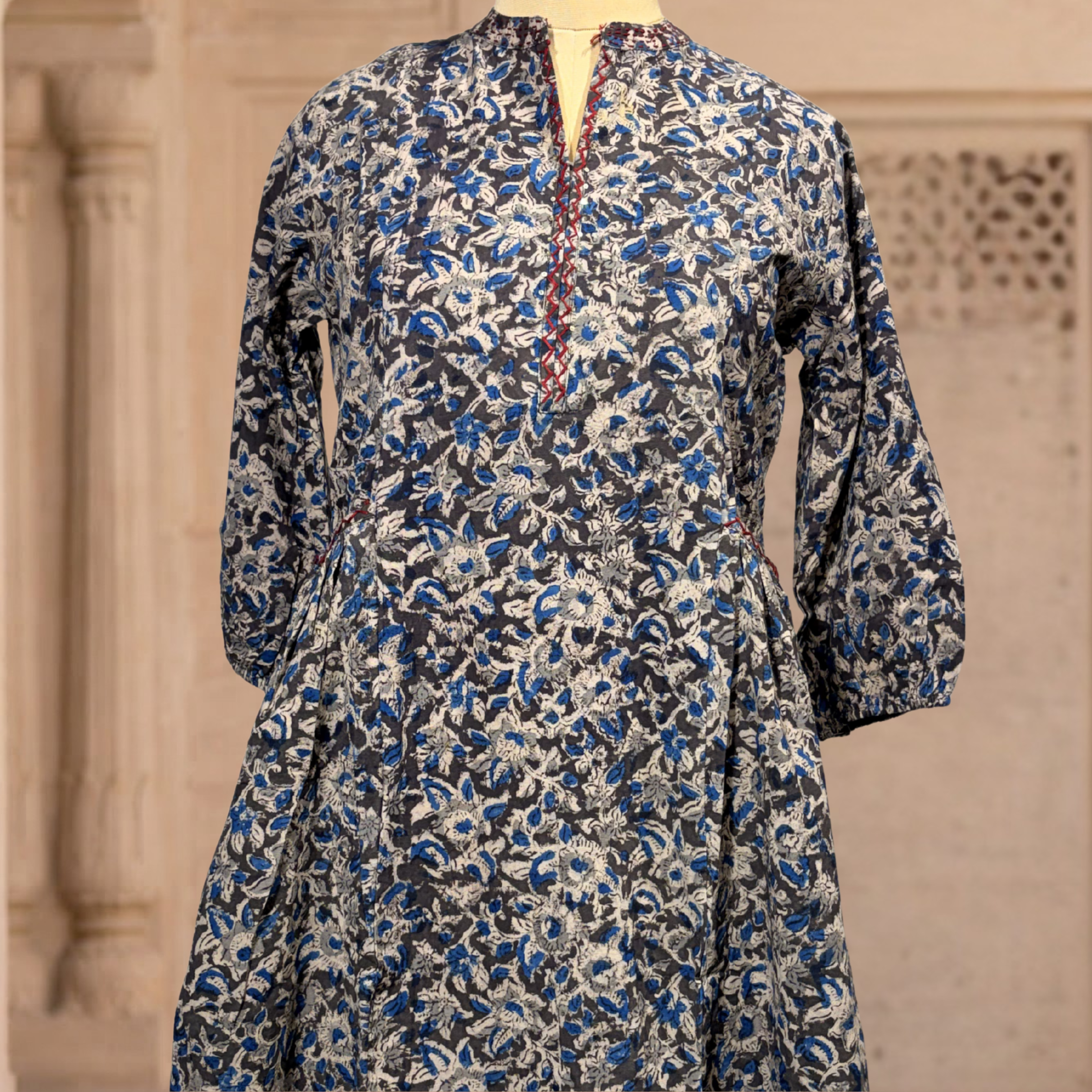 Noor Earth Floral Dress