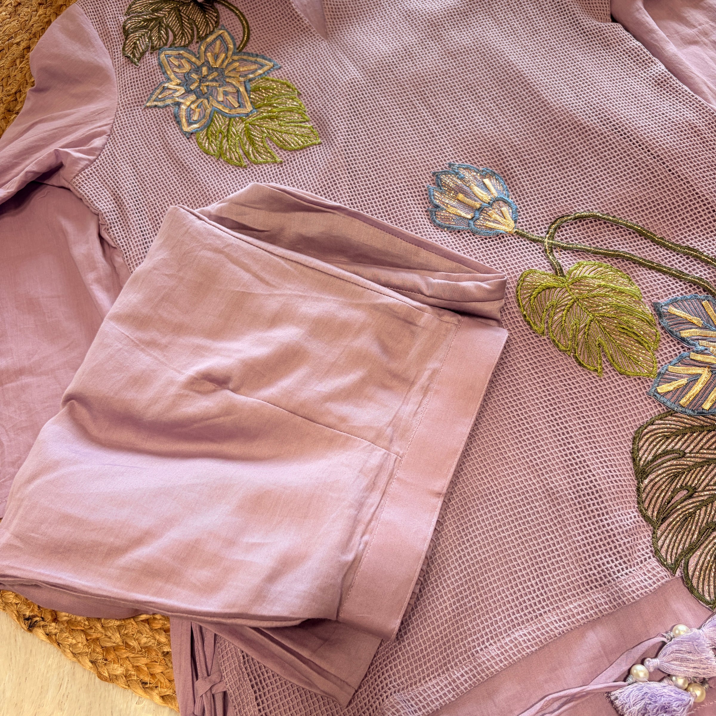 Lavender Bloom Cotton Co-ord Set
