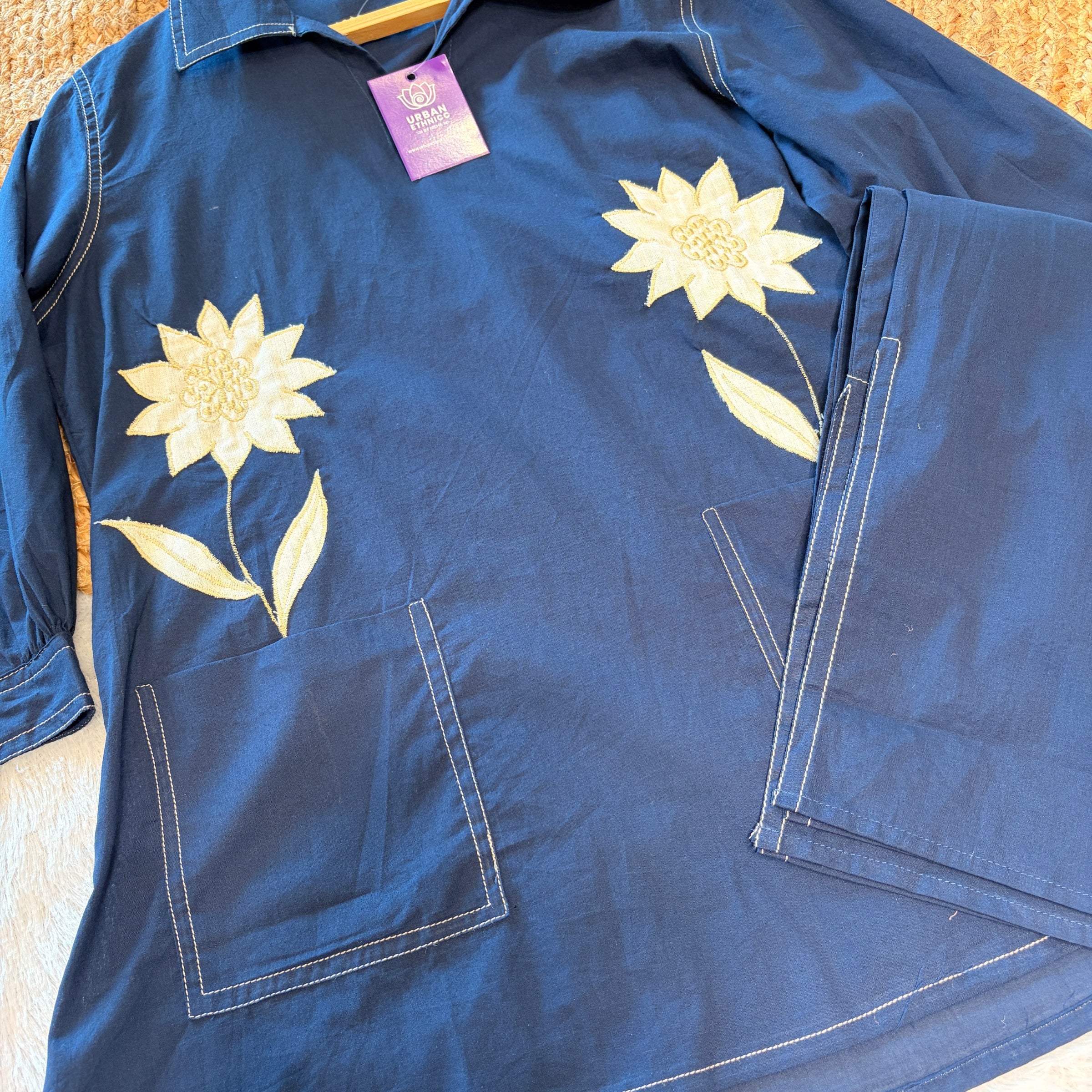 Neelkamal Indigo Cotton Co-Ord Set