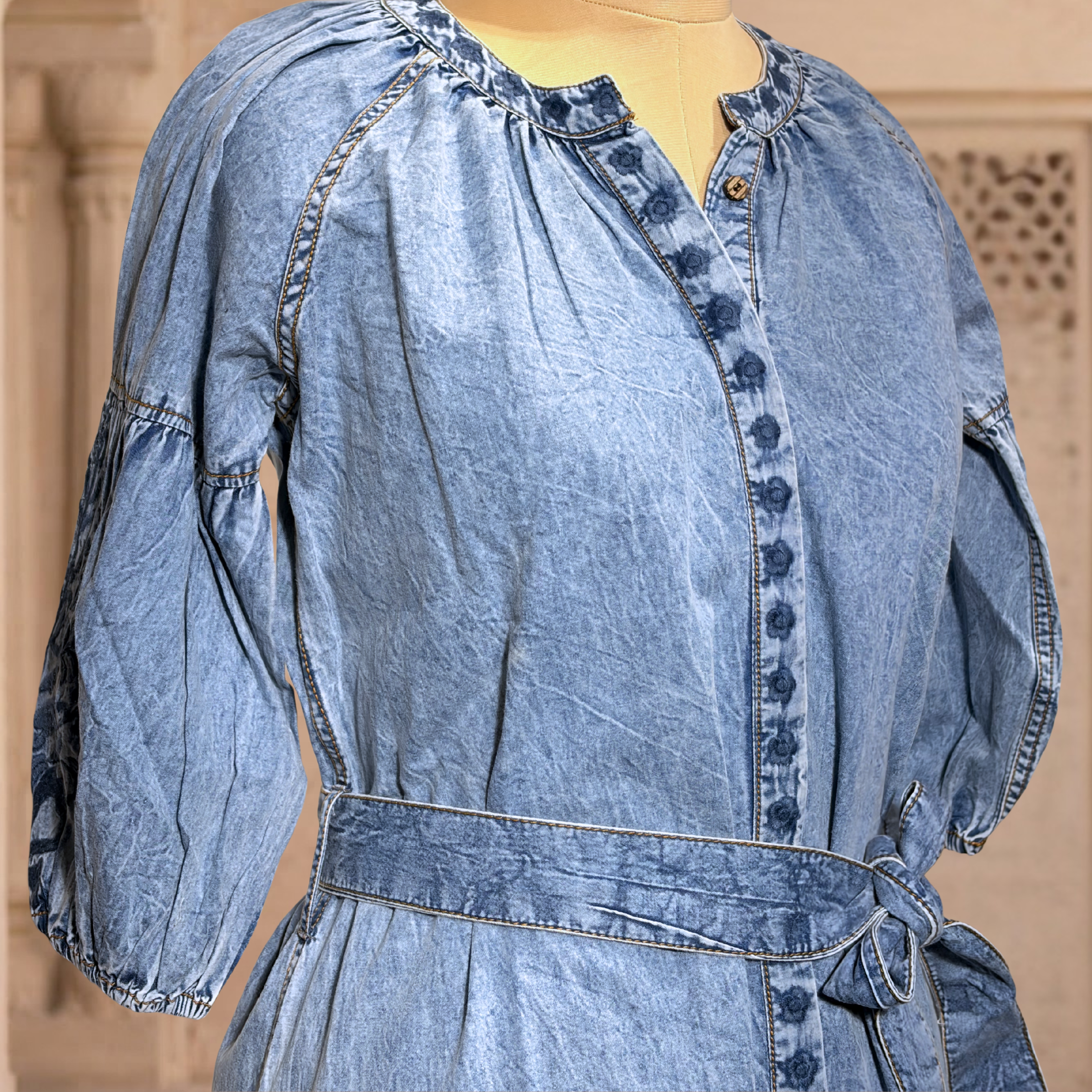 Neerja Denim Dress