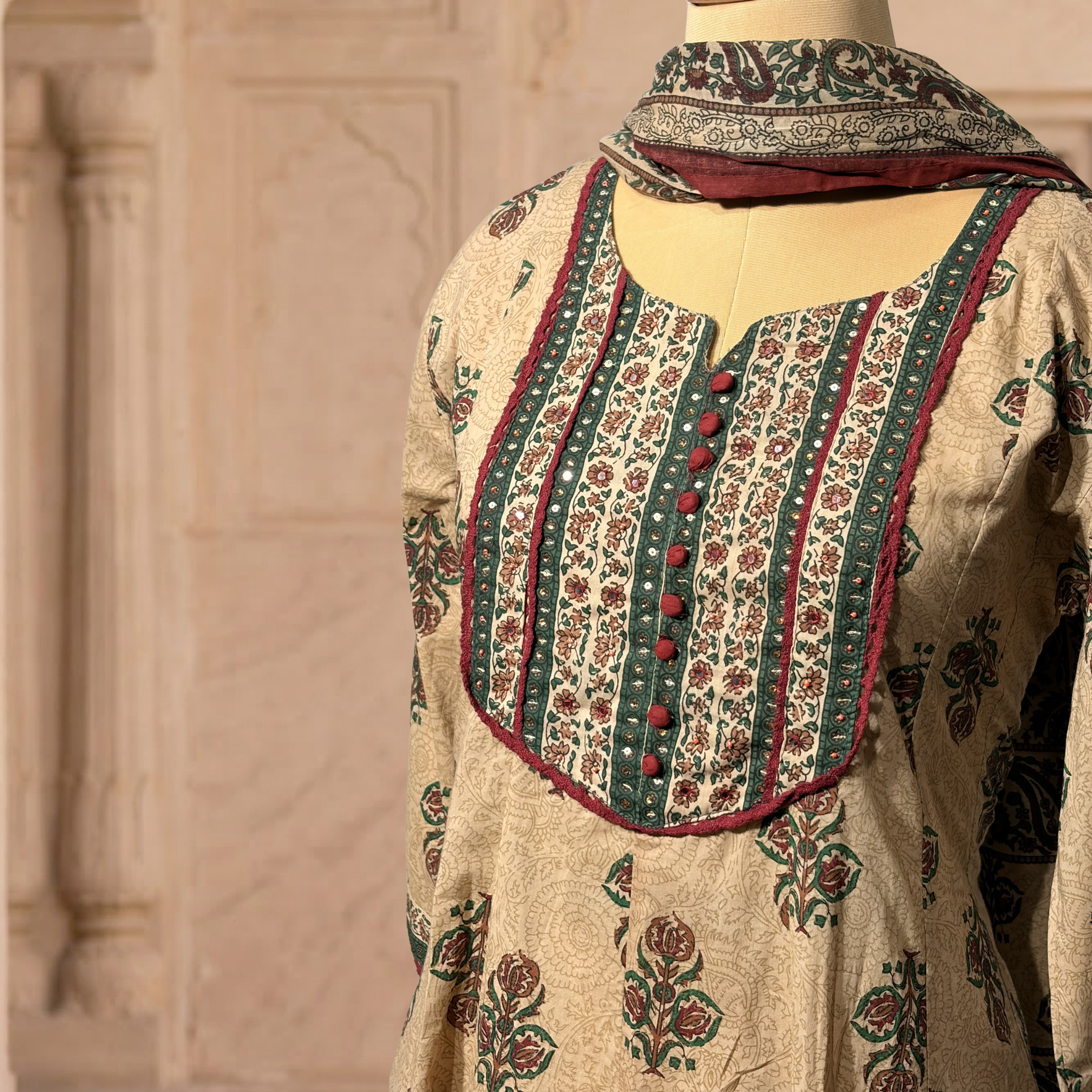 Rustic Mughal Anarkali