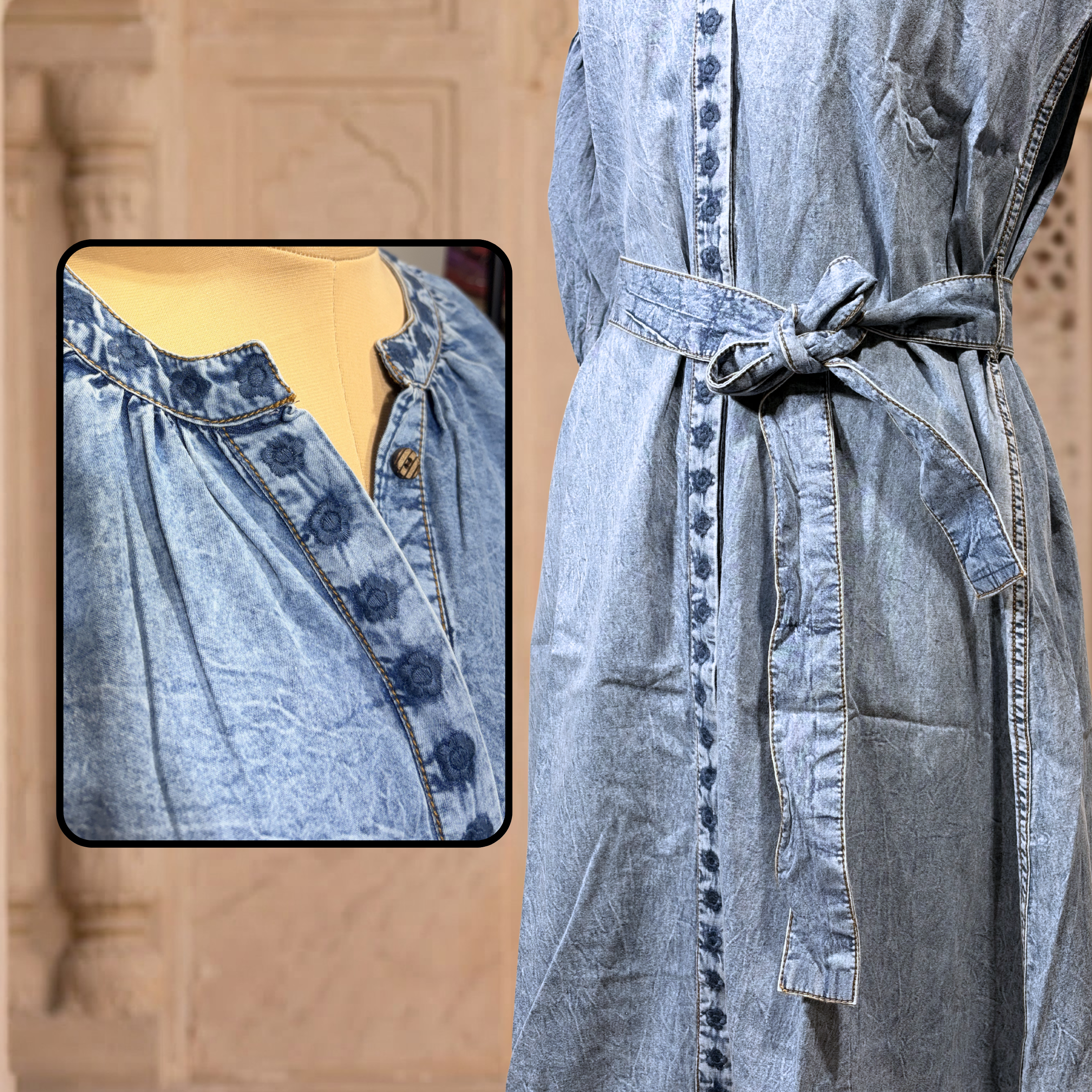 Neerja Denim Dress