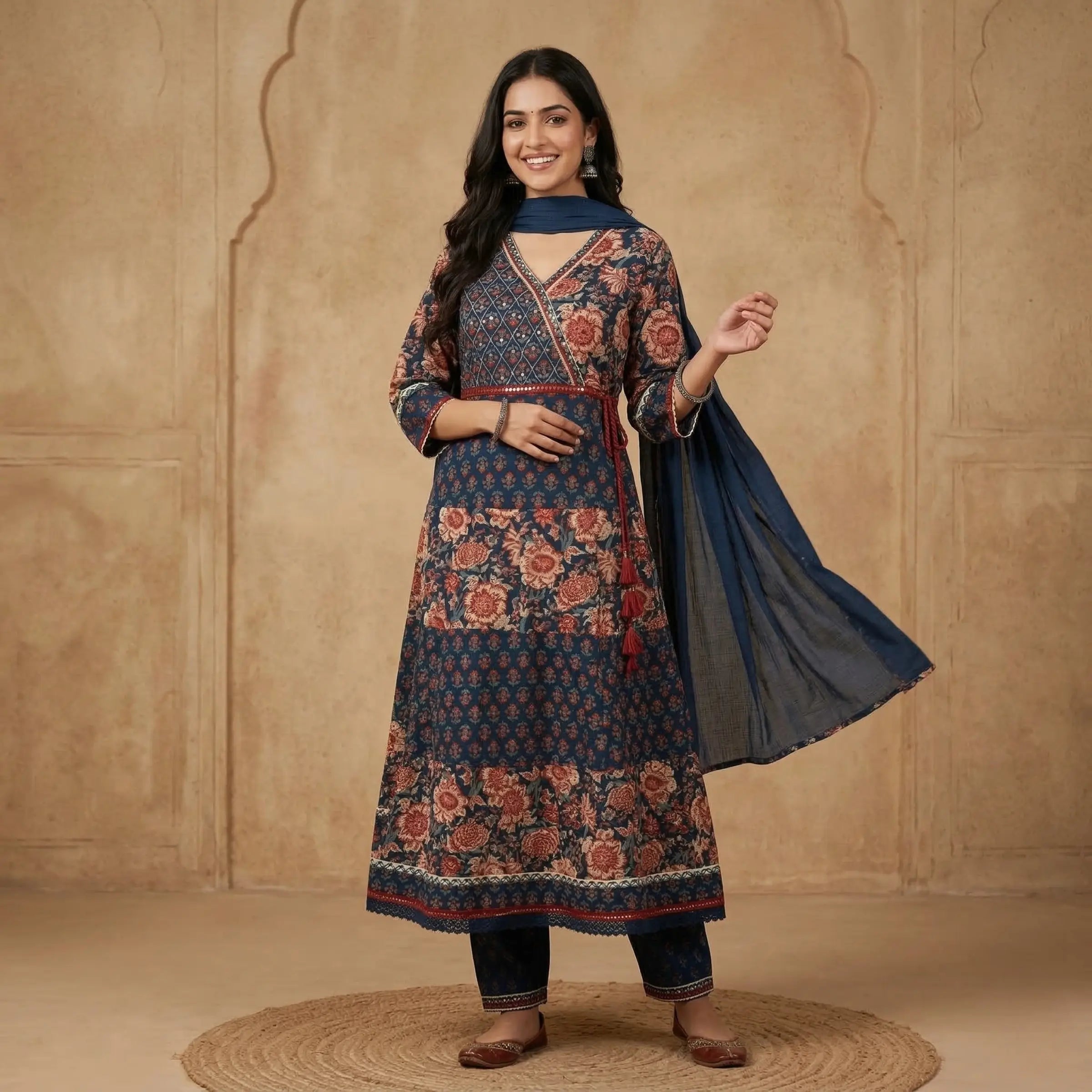 Anaya Angrakha Kurta Set