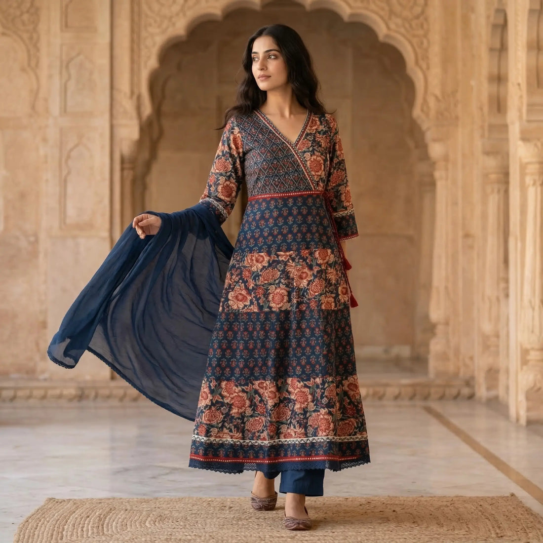 Anaya Angrakha Kurta Set