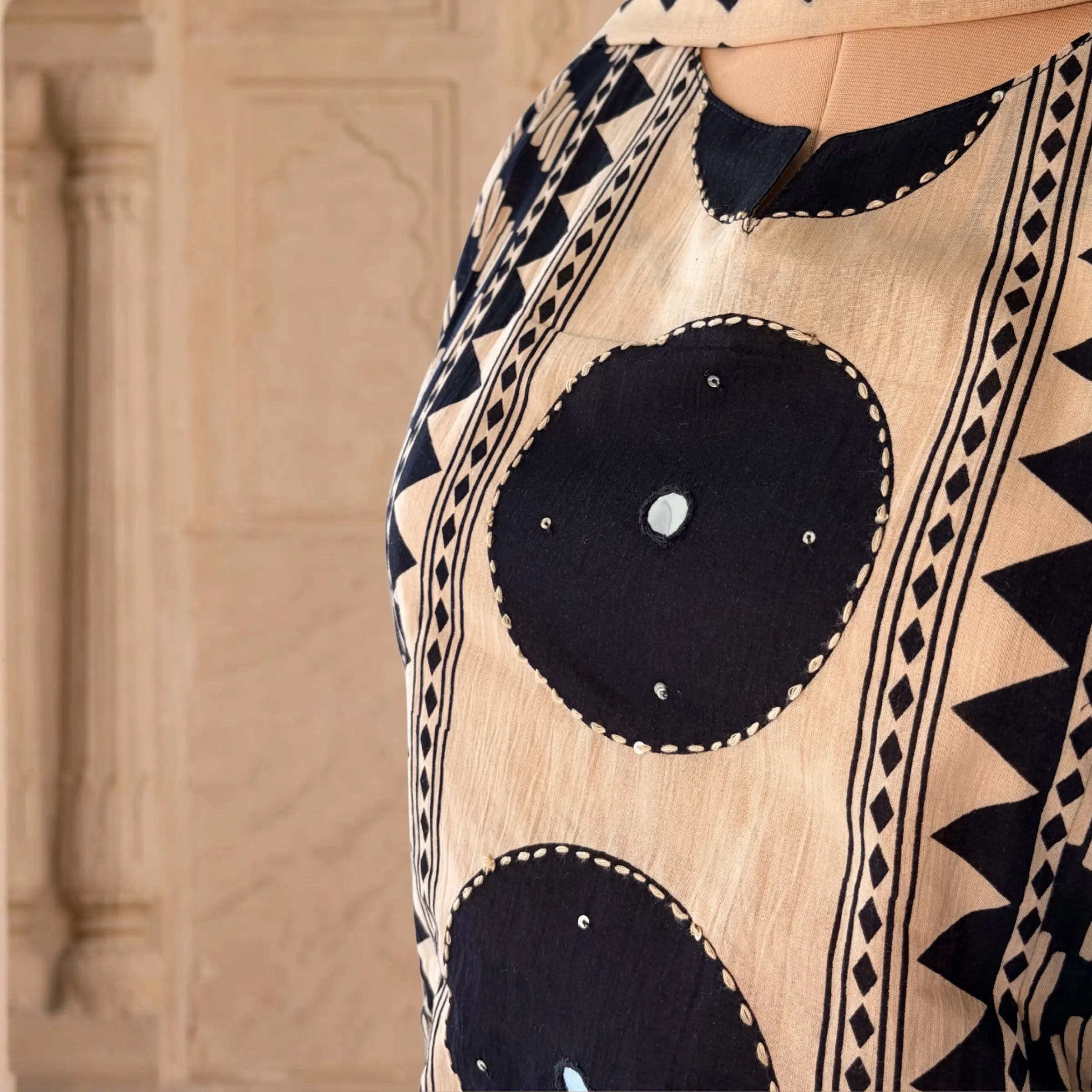 Chitra Geometric Cotton Suit Set