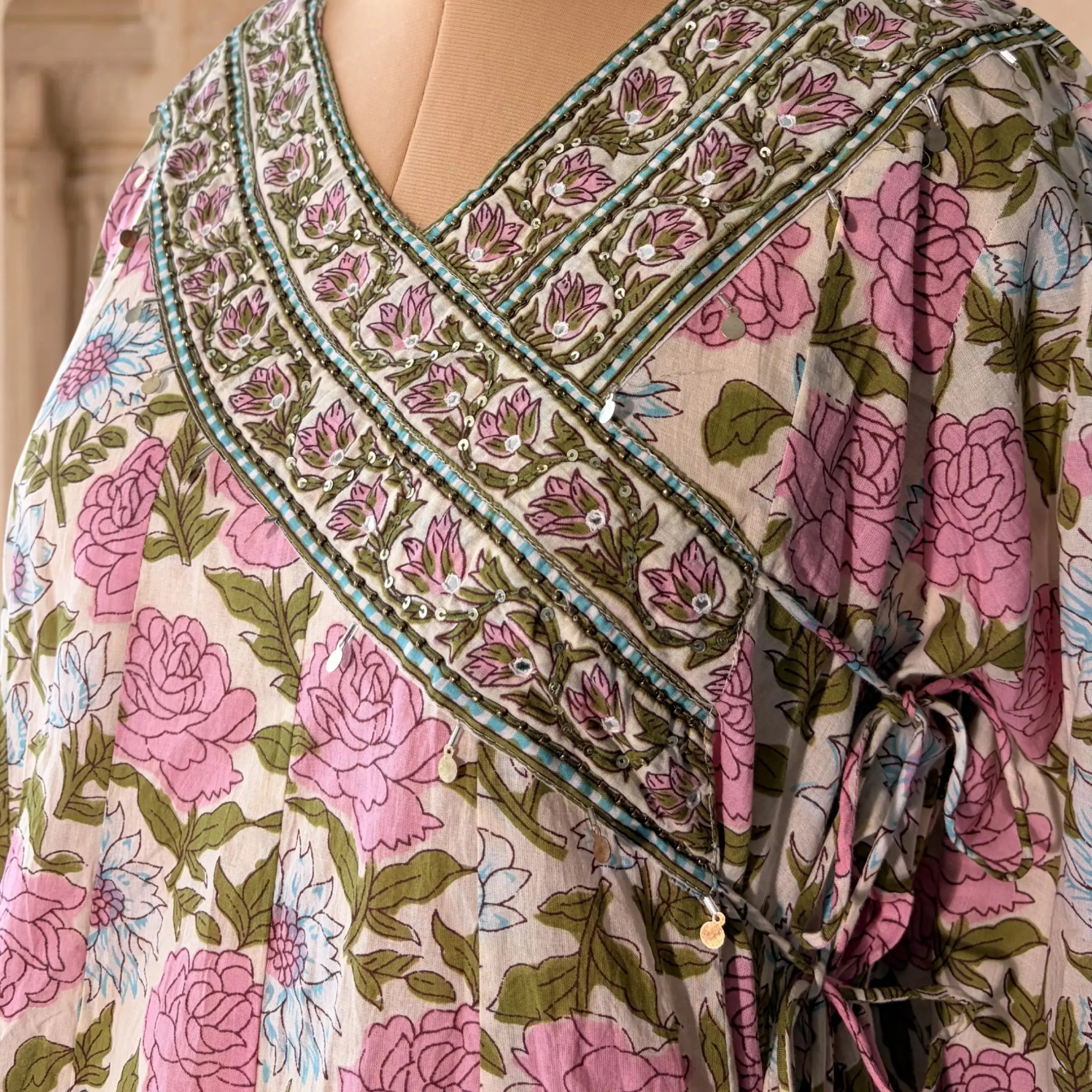 Gulbahaar Ivory Anarkali Set