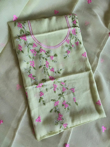 Gulbahaar Pista Kota Suit Set