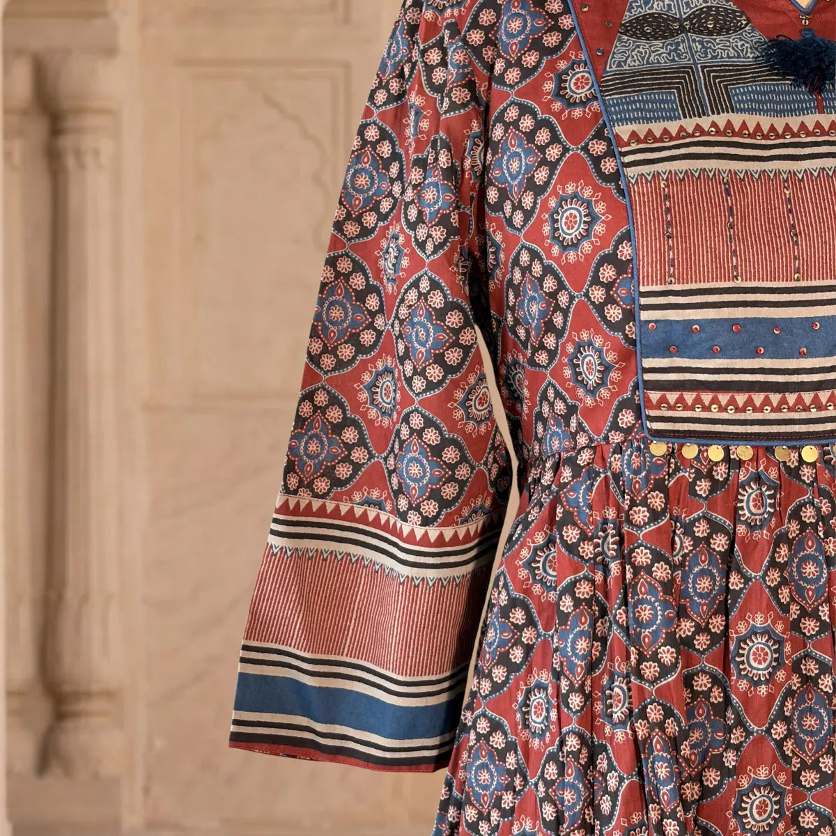 Rust Royale Printed Gown