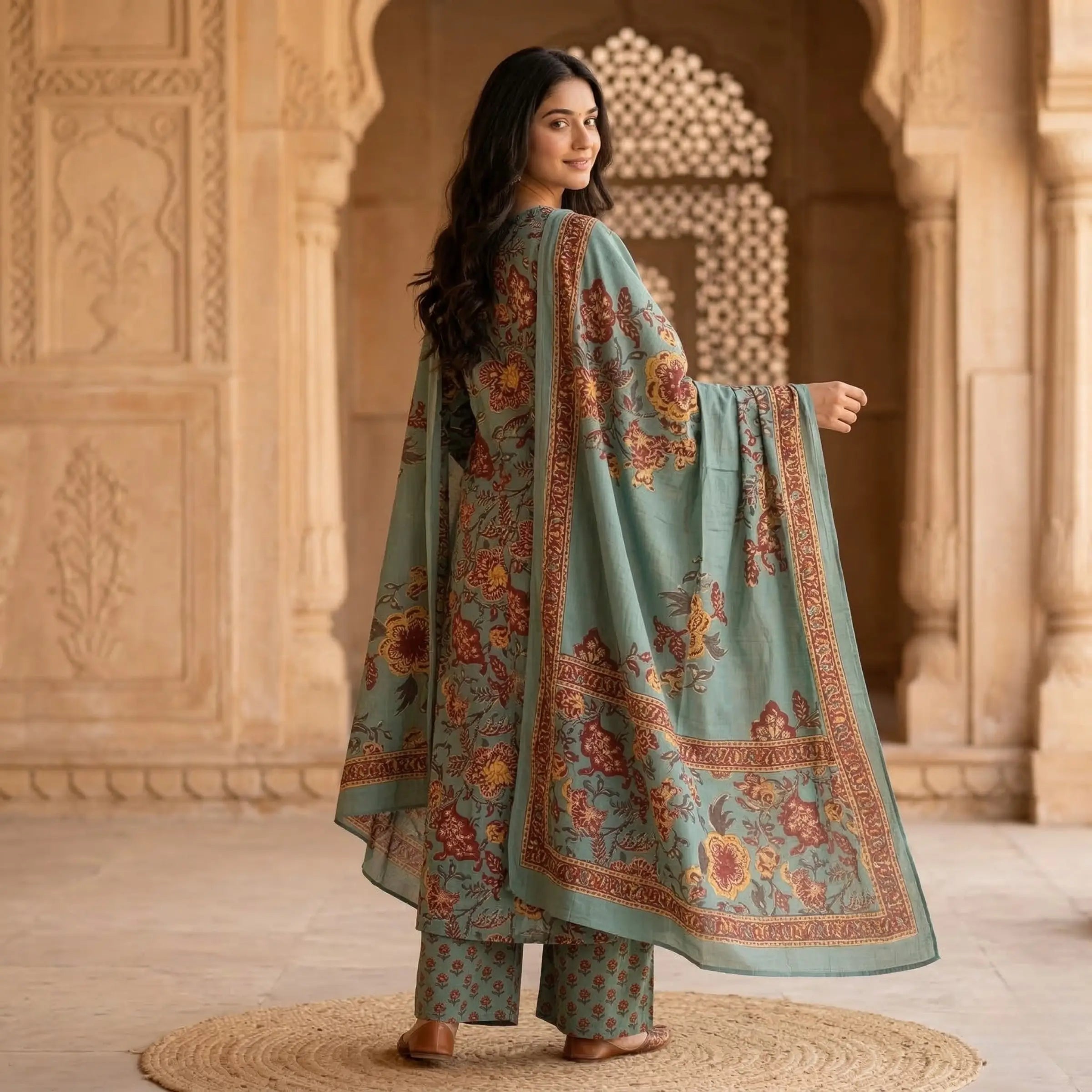 Vrinda Printed Set